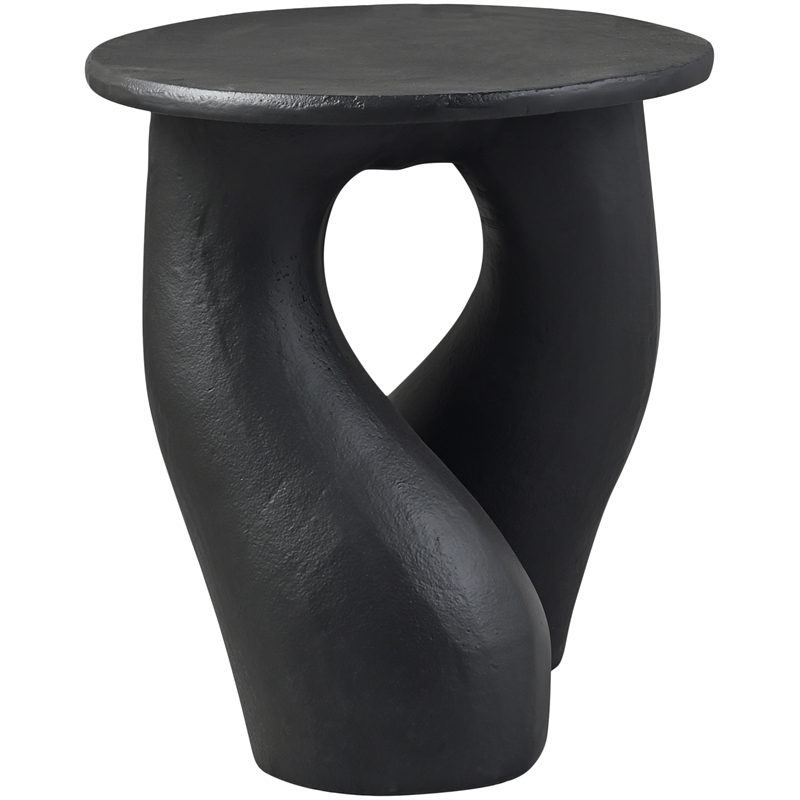 Meridian Furniture Talence Black Aluminum End Table