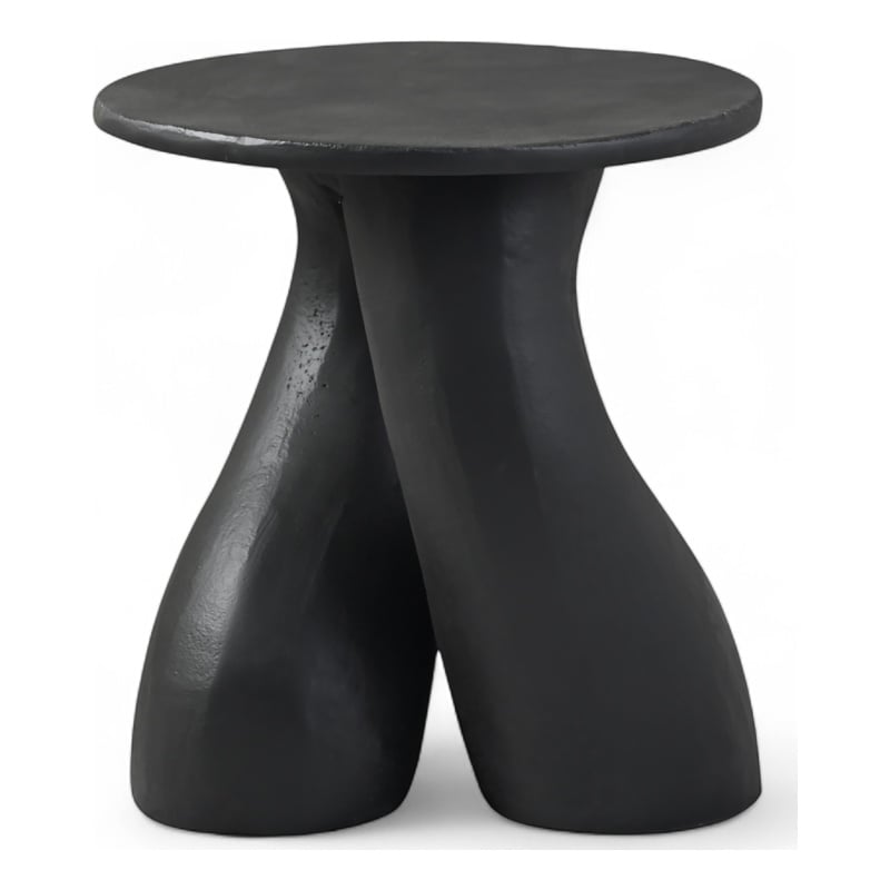 Meridian Furniture Talence Black Aluminum End Table