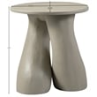 Meridian Furniture Talence Taupe Aluminum End Table