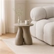Meridian Furniture Talence Taupe Aluminum End Table