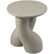 Meridian Furniture Talence Taupe Aluminum End Table