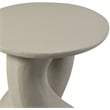 Meridian Furniture Talence Taupe Aluminum End Table