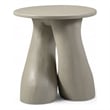 Meridian Furniture Talence Taupe Aluminum End Table