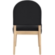 Meridian Furniture Varinelle Black Velvet Upholstered Dining Chair (Set of 2)