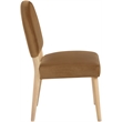 Meridian Furniture Varinelle Saddle Velvet Upholstered Dining Chair (Set of 2)
