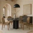 Meridian Furniture Varinelle Beige Velvet Upholstered Dining Chair (Set of 2)