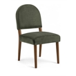 Meridian Furniture Varinelle Green Velvet Upholstered Dining Chair (Set of 2)
