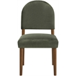 Meridian Furniture Varinelle Green Velvet Upholstered Dining Chair (Set of 2)