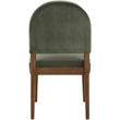 Meridian Furniture Varinelle Green Velvet Upholstered Dining Chair (Set of 2)