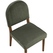 Meridian Furniture Varinelle Green Velvet Upholstered Dining Chair (Set of 2)