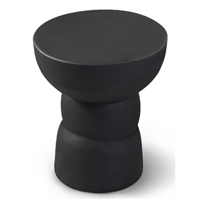 Meridian Furniture Collins Black Aluminum End Table