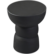Meridian Furniture Collins Black Aluminum End Table