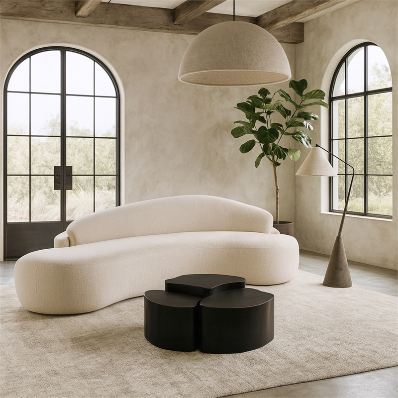 Meridian Furniture Banyan Black Iron Coffee Table