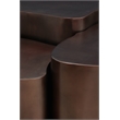 Meridian Furniture Banyan Brown Iron Coffee Table