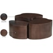 Meridian Furniture Banyan Brown Iron Coffee Table