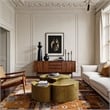 Meridian Furniture Banyan Gold Iron Coffee Table
