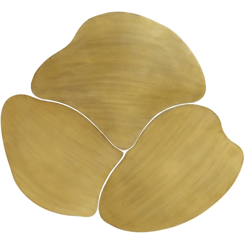 Meridian Furniture Banyan Gold Iron Coffee Table