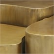Meridian Furniture Banyan Gold Iron Coffee Table
