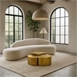Meridian Furniture Banyan Gold Iron Coffee Table