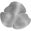 Meridian Furniture Banyan Silver Iron Coffee Table