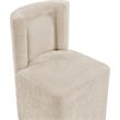 Meridian Furniture Duvina Beige Chenille Fabric Dining Chair