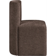 Meridian Furniture Duvina Brown Chenille Fabric Dining Chair
