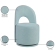 Meridian Furniture Cirelle Lt Blue Linen Textured FabricDining Chair (Set of 2)