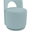 Meridian Furniture Cirelle Lt Blue Linen Textured FabricDining Chair (Set of 2)