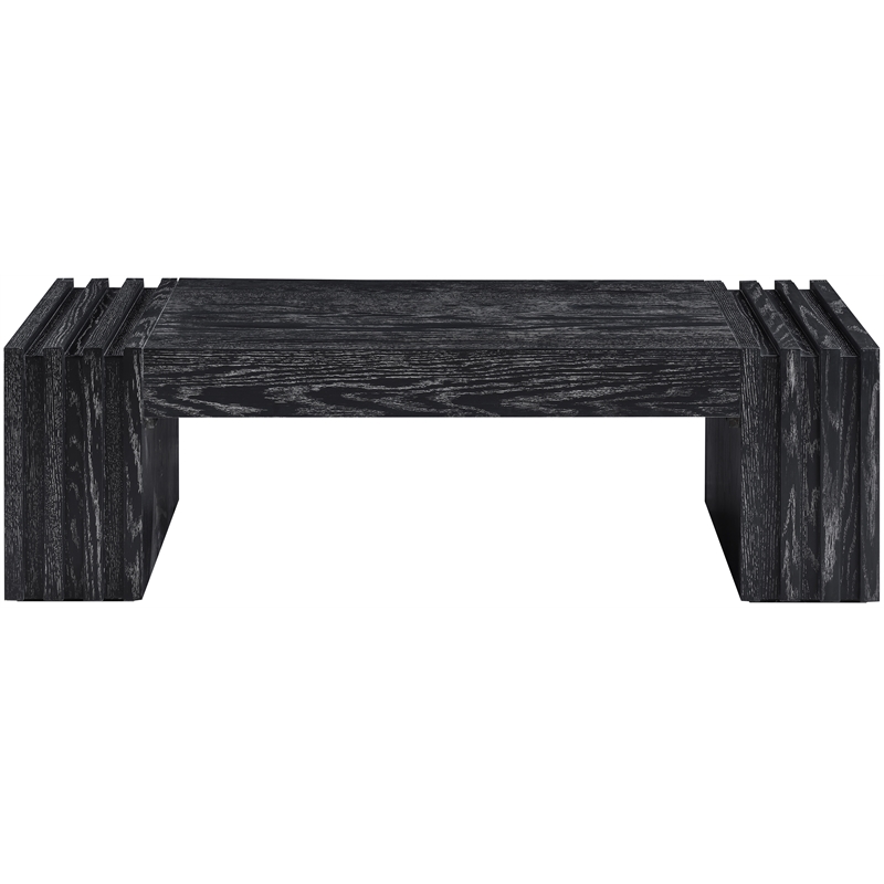 Meridian Furniture Stanton Black Solid Wood Coffee Table