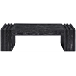 Meridian Furniture Stanton Black Solid Wood Coffee Table