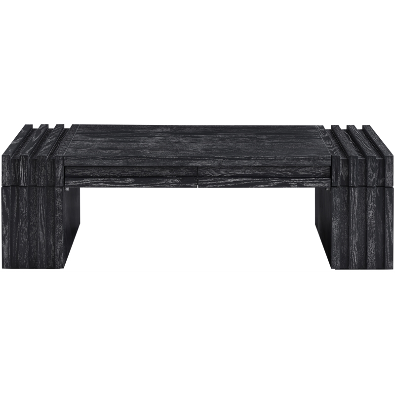 Meridian Furniture Stanton Black Solid Wood Coffee Table
