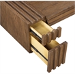 Meridian Furniture Stanton Brown Solid Wood Coffee Table
