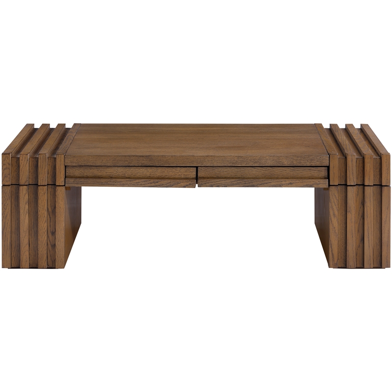 Meridian Furniture Stanton Brown Solid Wood Coffee Table