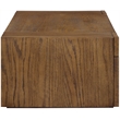 Meridian Furniture Stanton Brown Solid Wood Coffee Table