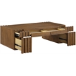 Meridian Furniture Stanton Brown Solid Wood Coffee Table