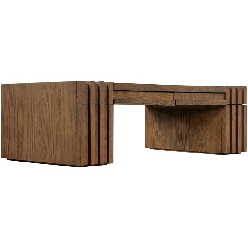 Meridian Furniture Stanton Brown Solid Wood Coffee Table