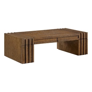 Meridian Furniture Stanton Brown Solid Wood Coffee Table