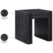 Meridian Furniture Stanton Black Solid Wood End Table