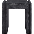 Meridian Furniture Stanton Black Solid Wood End Table