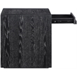 Meridian Furniture Stanton Black Solid Wood End Table