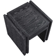 Meridian Furniture Stanton Black Solid Wood End Table