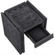 Meridian Furniture Stanton Black Solid Wood End Table