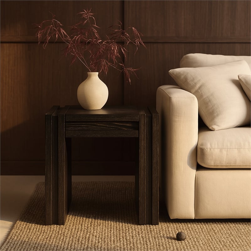 Meridian Furniture Stanton Brown Solid Wood End Table