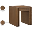 Meridian Furniture Stanton Brown Solid Wood End Table