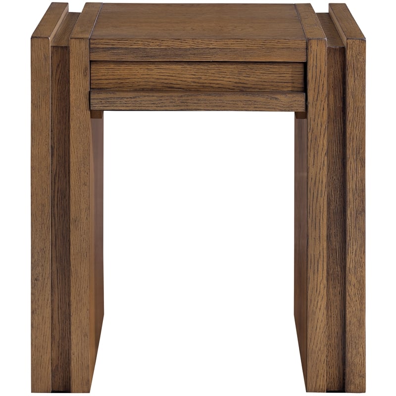 Meridian Furniture Stanton Brown Solid Wood End Table