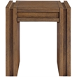Meridian Furniture Stanton Brown Solid Wood End Table