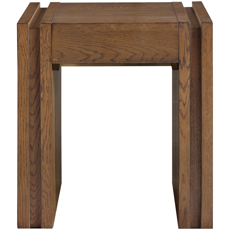 Meridian Furniture Stanton Brown Solid Wood End Table