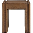 Meridian Furniture Stanton Brown Solid Wood End Table