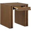 Meridian Furniture Stanton Brown Solid Wood End Table