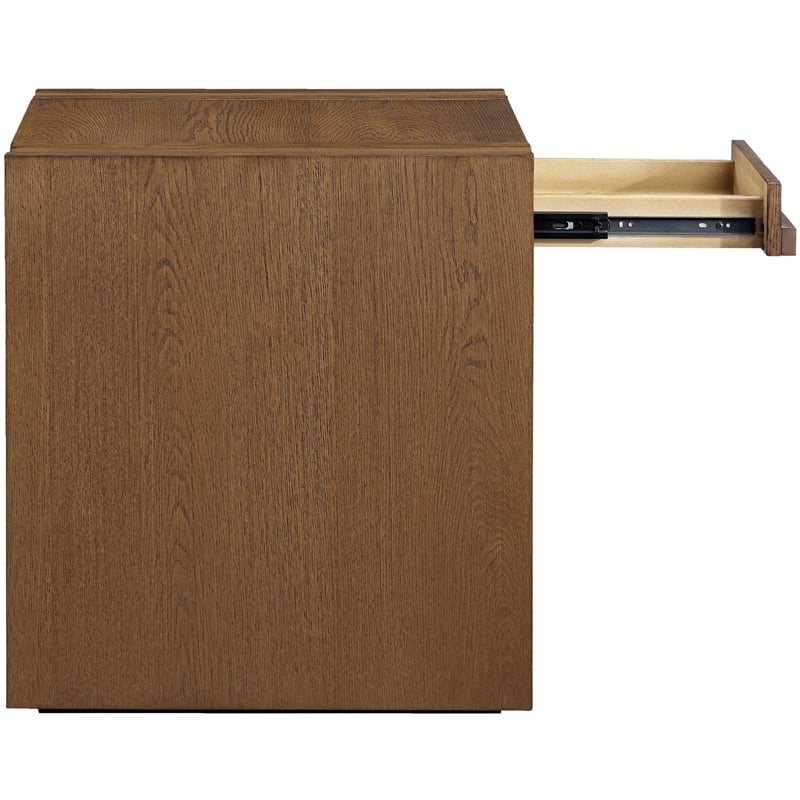 Meridian Furniture Stanton Brown Solid Wood End Table